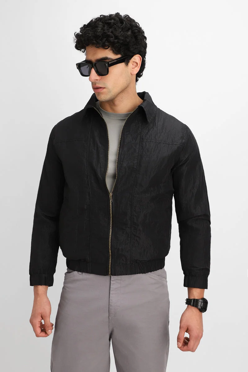 SNITCH Textured Bomber Jacket